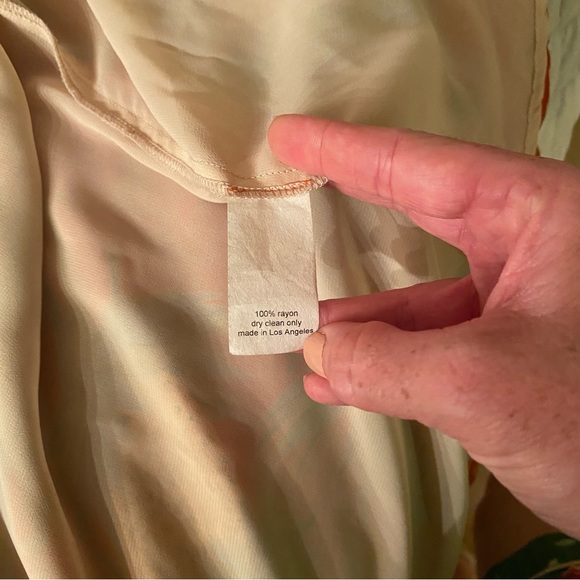 Anthropologie Pineapple wrap maxi dress Size S - Picture 8 of 9